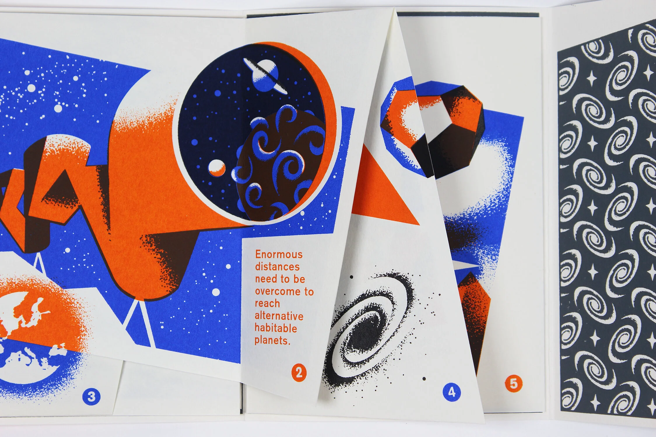 Folding Space Ship by ottoGraphic — Minnesota Center for Book Arts